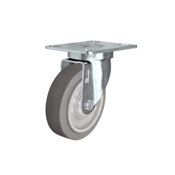 Casterhq 3"x1-1/4" Swivel Caster, Thermo Plastic Rubber Wheel, 225 LBS Capa HD-24CS314FX35X-02 - main